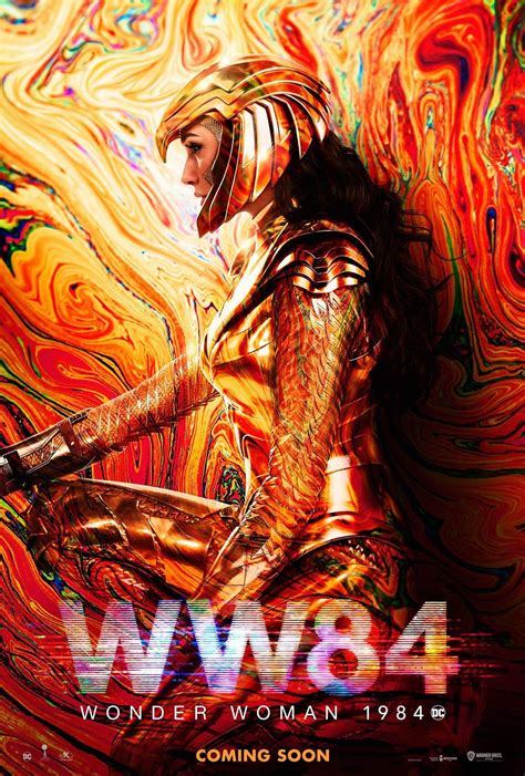Because the new posters for the dc movie have a distinctly psychedelic vibe to them. New "Wonder Woman 1984" Poster is Golden and Psychedelic