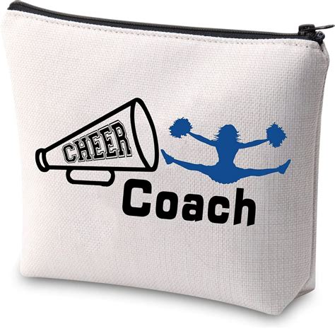 Cheer Coach Gift Cheerleading Coach Appreciation Zipper Pouch Cosmetics