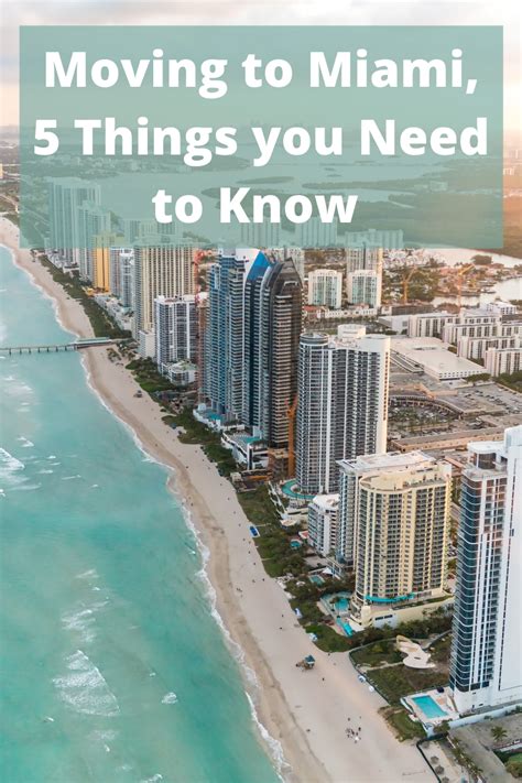 Moving To Miami 5 Thing You Need To Know