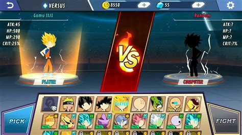 Dragon Ball Stick Hero Fighter Fight Goku Ssj1 Vs Perfect Cell Youtube