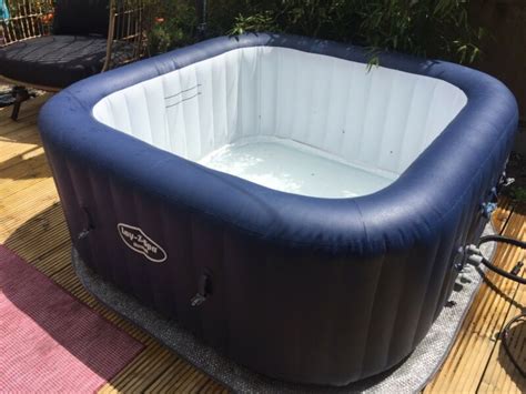 Lay Z Spa Hawaii Airjet Cm Inflatable Hot Tub Blue For Sale From United Kingdom