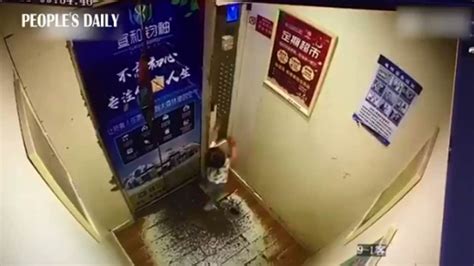 Girl Gets Dragged Up Hangs Mid Air After Her Leash Gets Stuck In Elevator Door Thankfully She
