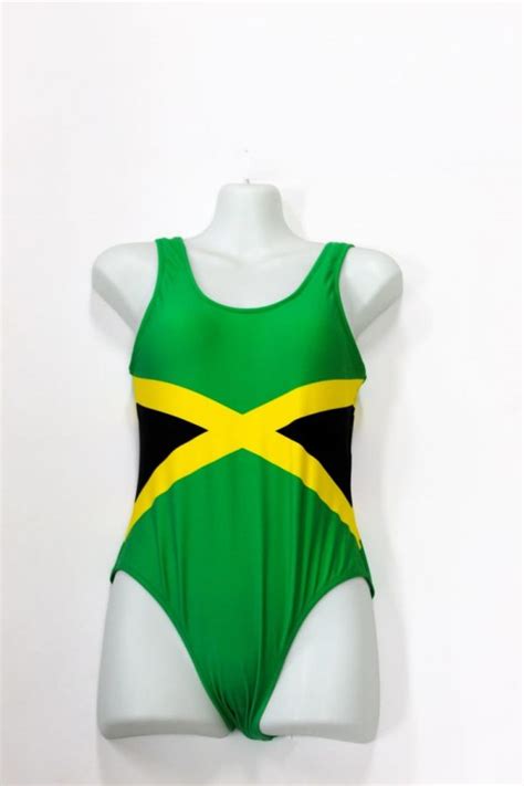 jamaican flag one piece swimsuit 876 worldwide