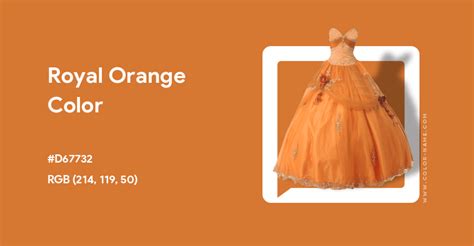 Royal Orange Color Hex Code Is D67732