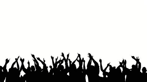 Concert Crowd Silhouette At Getdrawings Free Download