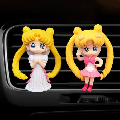 Anime Beautiful Girl Car Air Freshener Perfume Air Conditioner Outlet Clip Auto Aromatherapy
