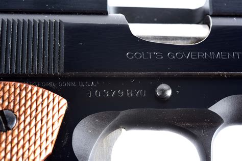 Lot Detail M Bob Chow Colt Mkiv Series 70 Government Model 1911