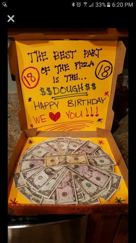 The gift must be equivalent to the a friend was traveling on her boyfriend's birthday week and called to promise she would get a flight before her but this time give the relationship a twist since the birthday boy is him! Pin by Nessie Bryan on Gift ideas | Creative money gifts ...