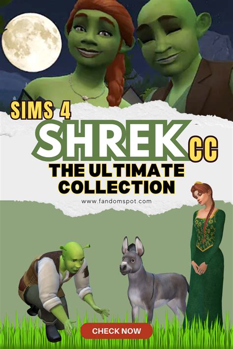 Sims 4 Shrek Cc The Ultimate Collection Shrek Sims Sims 4