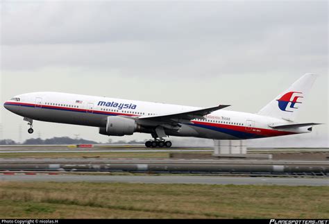 9m Mrj Malaysia Airlines Boeing 777 2h6er Photo By Nicolash Id