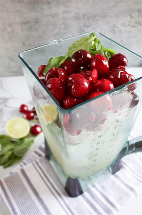 Cherry And Lime Slushie Recipe No Added Sugar The Produce Moms