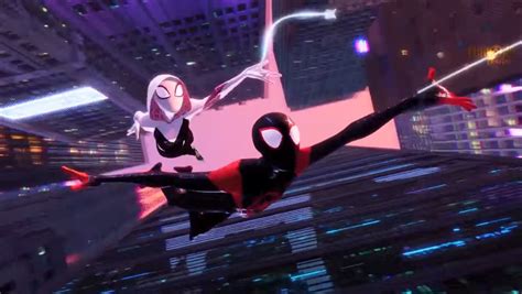 Screen From A Rare Advertisement Of The Movie Miles Morales Spiderman