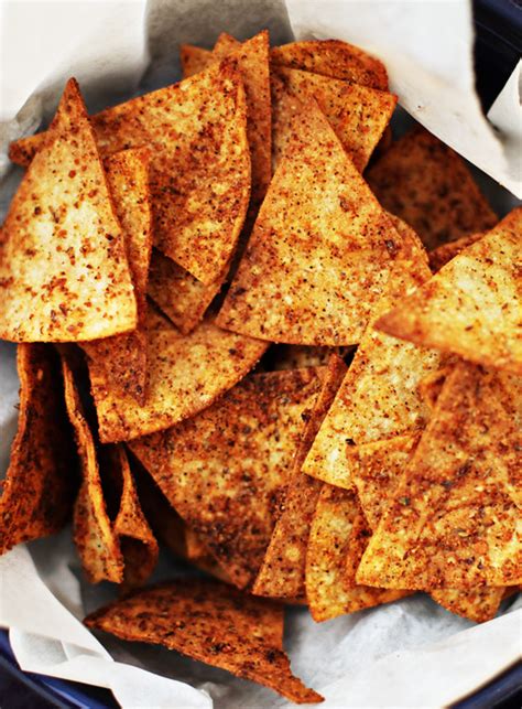 Spicy Baked Flaxseed Tortilla Chips Recipe Savory Sweet Life