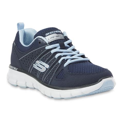 Skechers Womens Look Book Athletic Shoe Blue