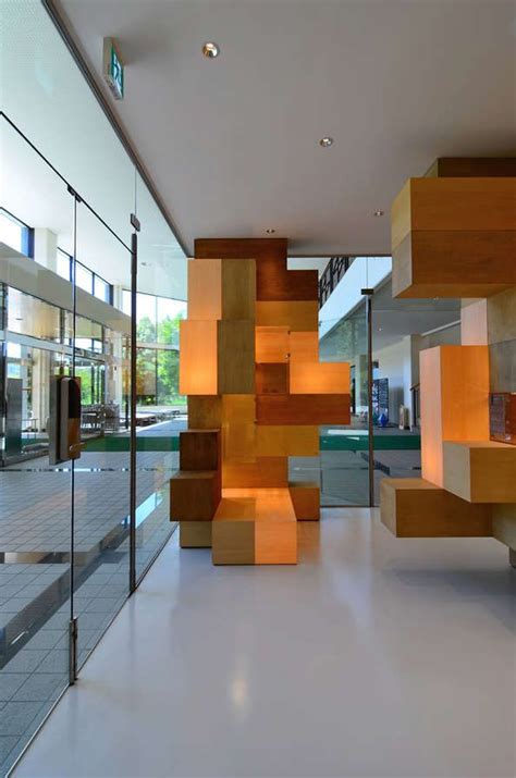 Cubic Labyrinth Interiors Commercial Interior Design Lobby Design