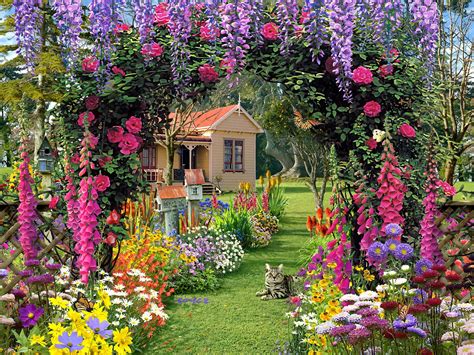 Find images of home garden. Beautiful Flower Garden - WeNeedFun