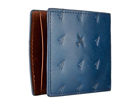 Bifold wallet with magnetic money clip inside. Fossil Helix Magnetic Money Clip Bifold in Blue for Men | Lyst