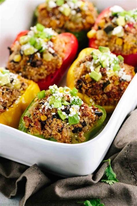 Stuffed Peppers With Ground Turkey And Quinoa Jessica Gavin