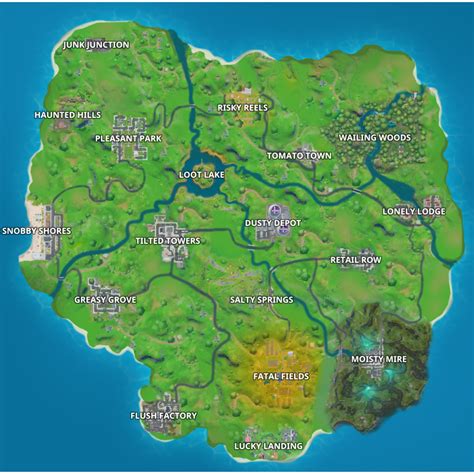 Fortnite Chapter 1 Season 1 Map But Something Is Really