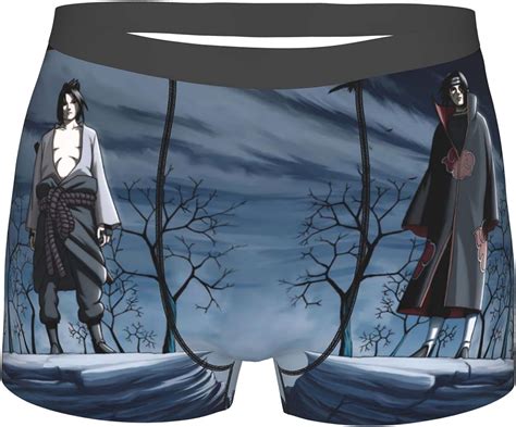 Men S Fun Print Akatsuki Naruto Japan Graphic Boxer Brief Anime Underwear At Amazon Mens