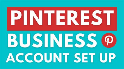 How To Set Up A Pinterest Business Account In 2023 Youtube