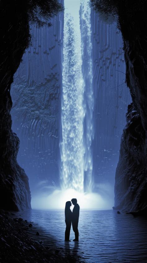 Waterfall Cave Hidden Waterfall Couple Exploring Nature Romantic Nature Spot Cave