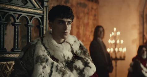 The King Trailer All Hail Timothée Chalamet As A Brooding Royal With A Chic Haircut