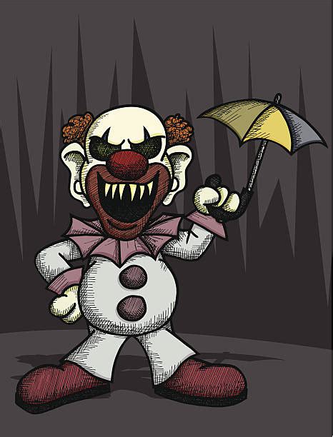 horror clown illustrations royalty free vector graphics and clip art istock