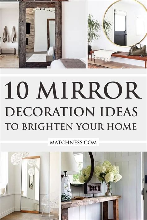 10 Mirror Decoration Ideas To Brighten Your Home ~