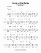Home On The Range | Sheet Music Direct