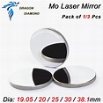 Aliexpress.com : Buy Mo Mirror 1pcs 3pcs Diameter 20mm 25mm 30mm 38.1mm for CO2 Laser Engraver Cutter Machine Laser Mirror Mo Reflective Mirror ...