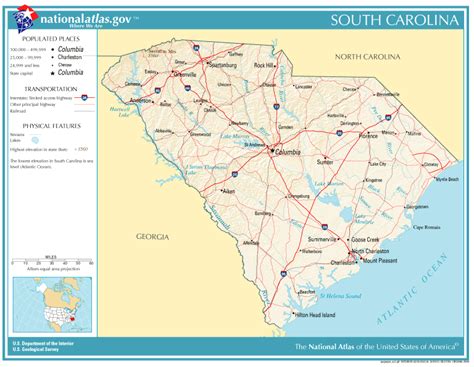 United States Geography For Kids South Carolina