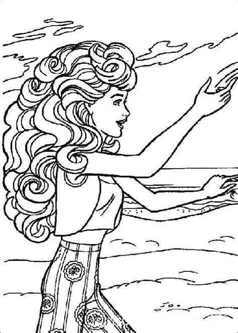 Free Barbie Coloring Pages Printable