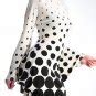 Sexy Polka Dot Mini Dress With Attached Sleeves At Side