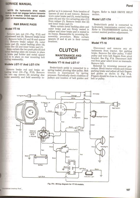 Ford Yt16 Parts Diagram