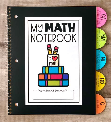 Math Notebook Design