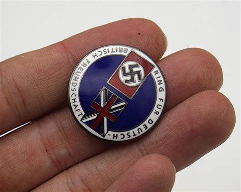 High Quality German British Union Lapel Pin Reproduction For Sale