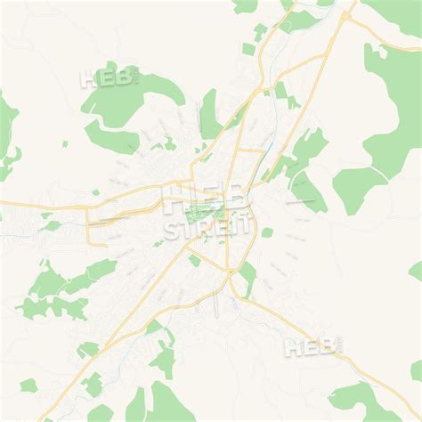 A Map Of The City Of Sheffield England With Roads And Streets Marked