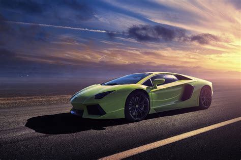 Lamborghini Aventador Green 4k Wallpaper Hd Car Wallpapers Id 6963 Imagesee