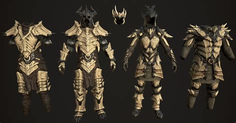 Frankly Hd Dragonbone And Dragonscale Armor And Weapons モデル・テクスチャ