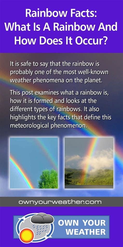 Rainbow Facts What Is A Rainbow And How Does It Occur Rainbow Facts
