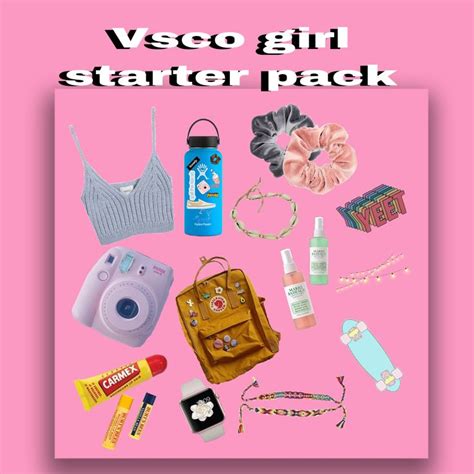Vsco Girl Starter Pack Starter Pack White Girl Starter