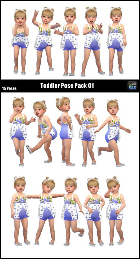 Toddler Pose Pack 01 Go To Download Page I Know Ive Made Other