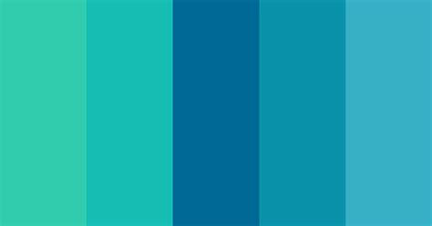Sea Of Bluegreen Color Scheme Blue