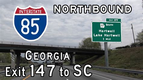 Interstate 85 Georgia Exit 147 To Sc State Line Northbound Youtube