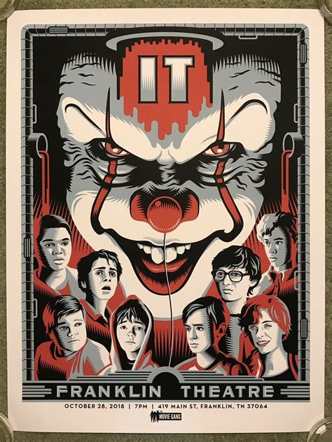 Stephen King It Pennywise Art Print Horror Movie Poster Mondo Ryan