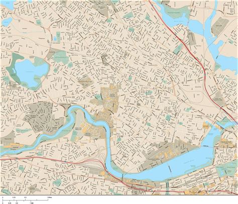 Map Of Cambridge Ma And Surrounding Areas 463