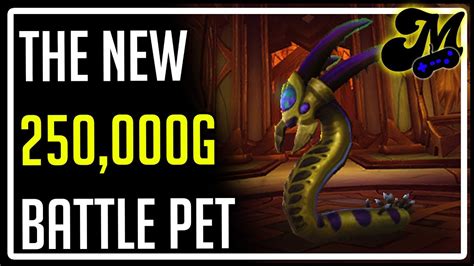The NEW 250000g Battle Pet Shadowlands Patch 9 1 PTR YouTube