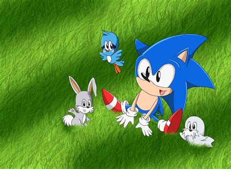 Ive Wanted To Draw Sonics Animal Friends Since I Finished Sonic 1