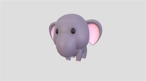 Character Elephant Buy Royalty Free D Model By Balucg A E F